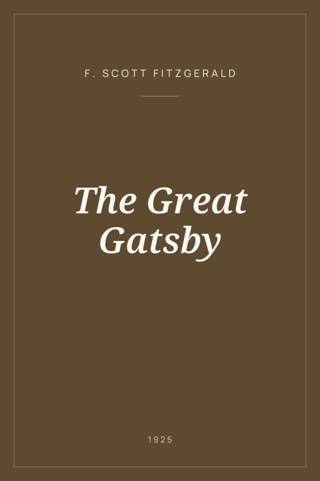 Portada de The Great Gatsby