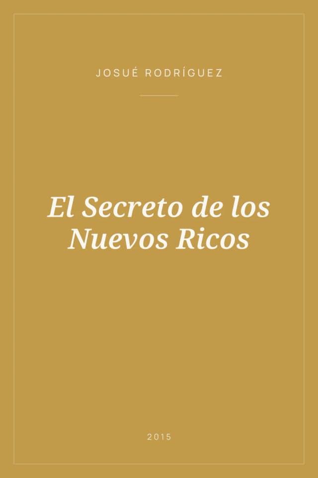 Portada de El Secreto de los Nuevos Ricos