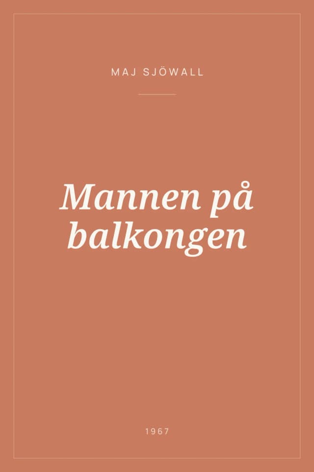 Portada de Mannen på balkongen