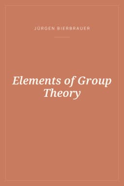 Portada de Elements of Group Theory