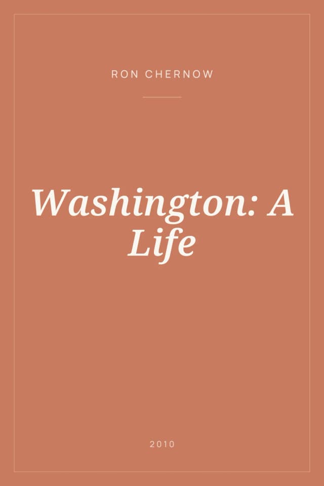 Portada de Washington: A Life