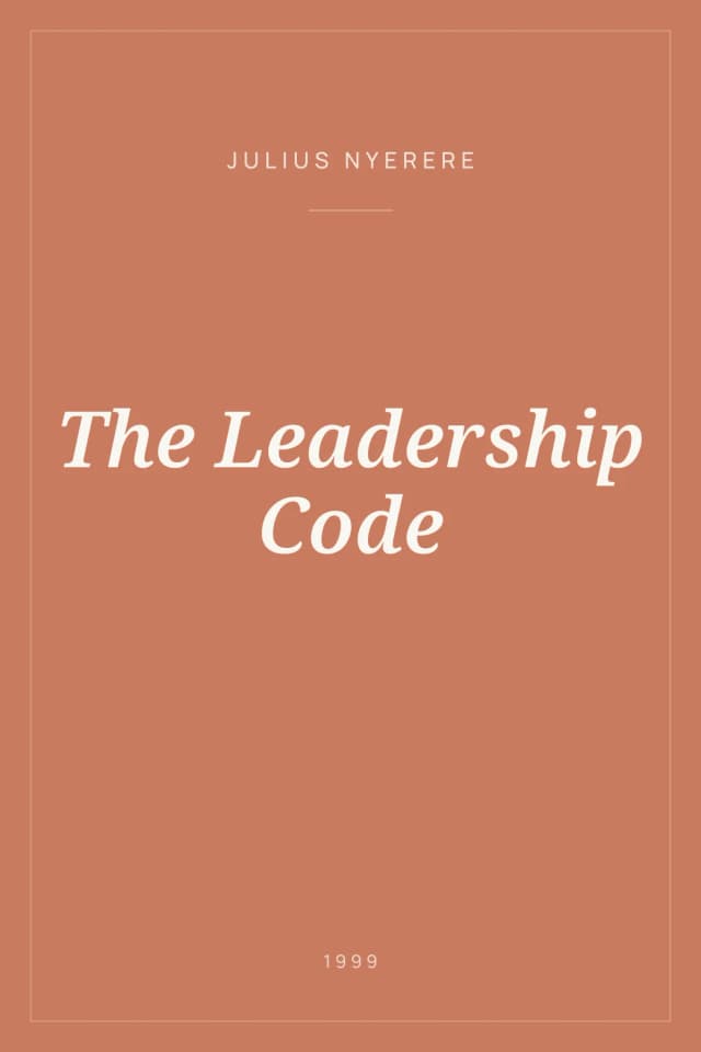 Portada de The Leadership Code