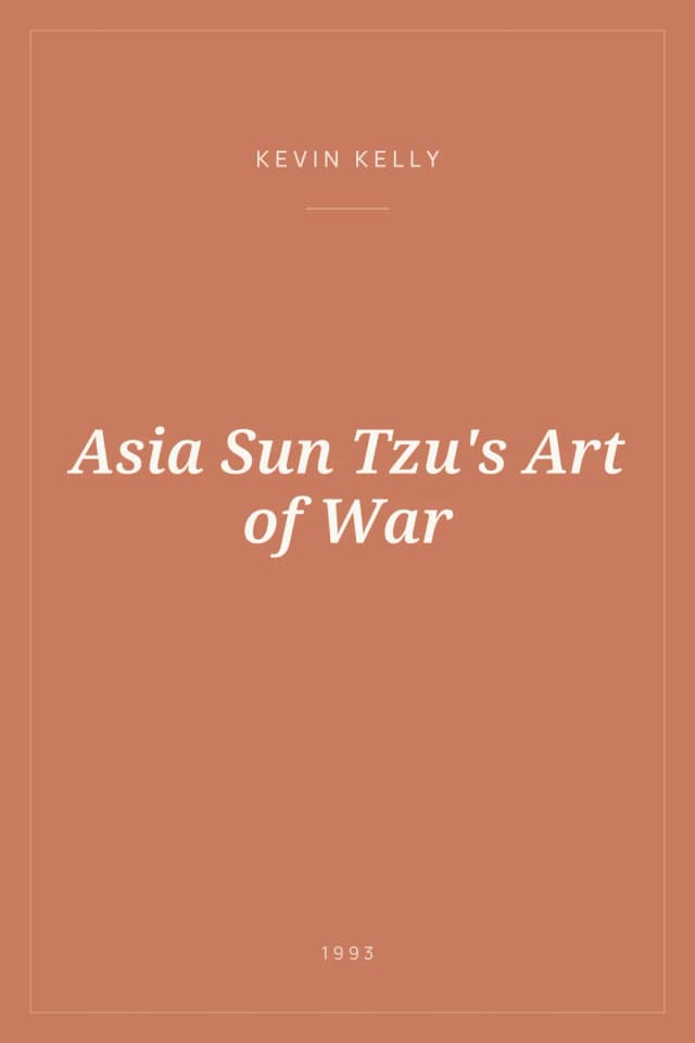 Portada de Asia Sun Tzu's Art of War