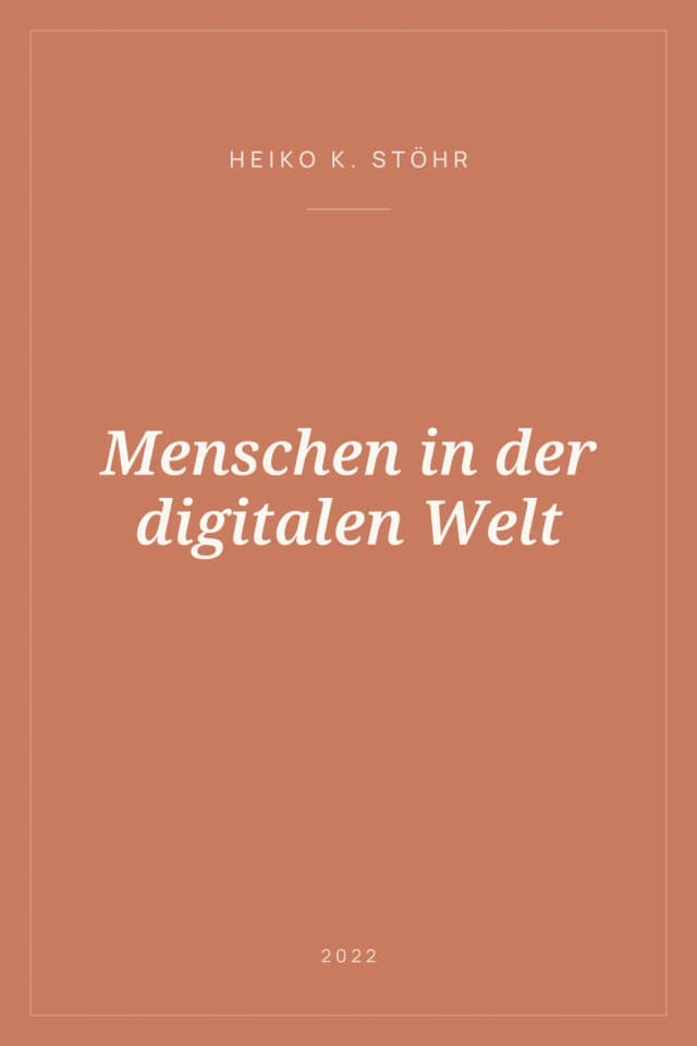 Portada de Menschen in der digitalen Welt