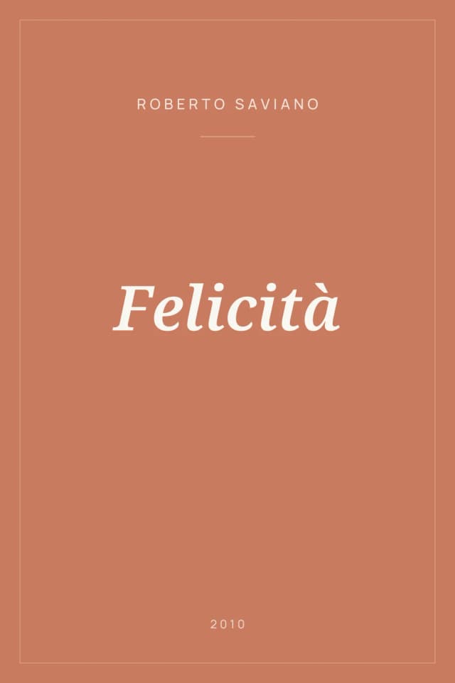 Portada de Felicità