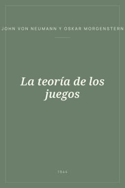 Portada de La teoría de los juegos
