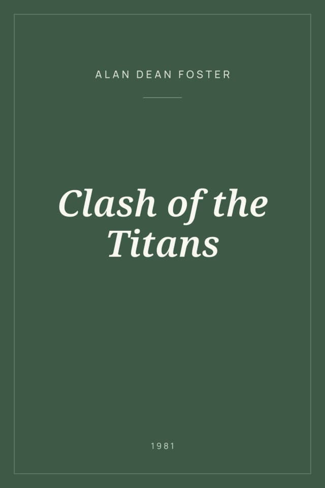 Portada de Clash of the Titans