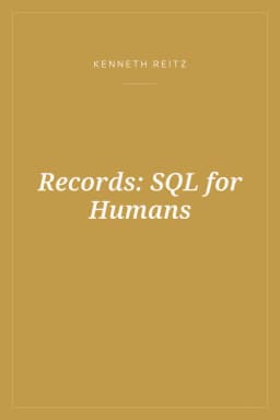 Portada de Records: SQL for Humans