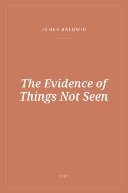 Portada de The Evidence of Things Not Seen