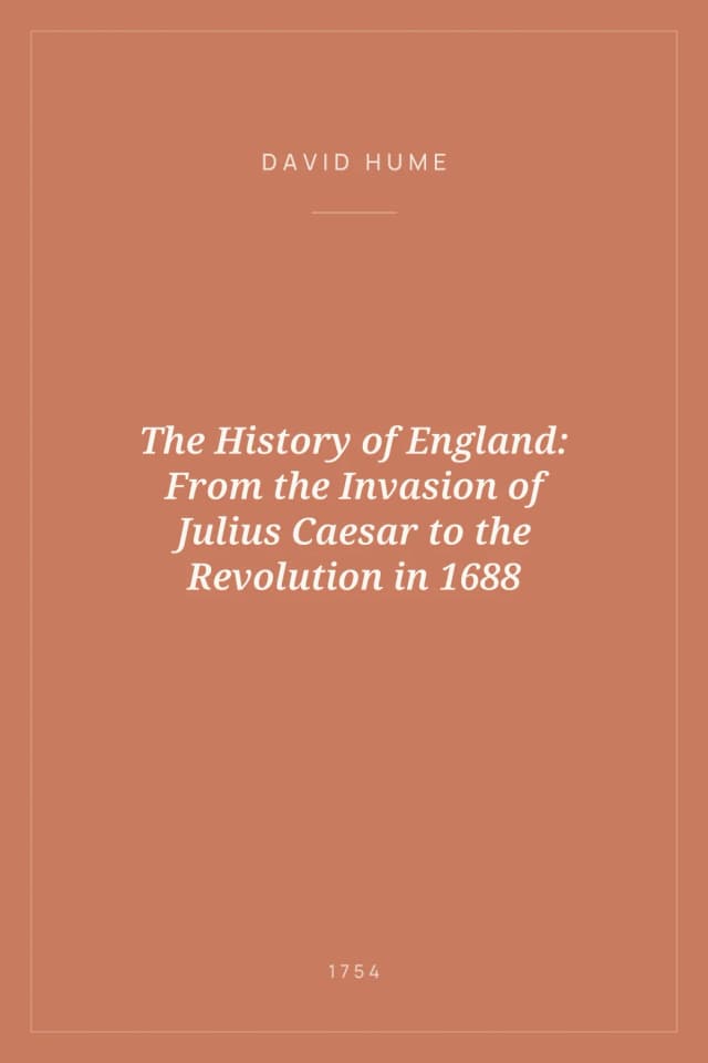 Portada de The History of England: From the Invasion of Julius Caesar to the Revolution in 1688
