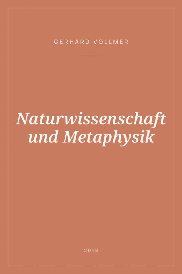 Portada de Naturwissenschaft und Metaphysik