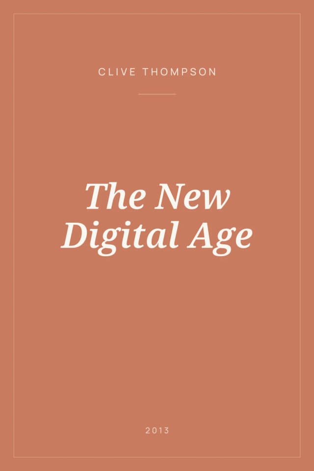 Portada de The New Digital Age