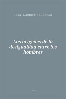 Portada de Los orígenes de la desigualdad entre los hombres