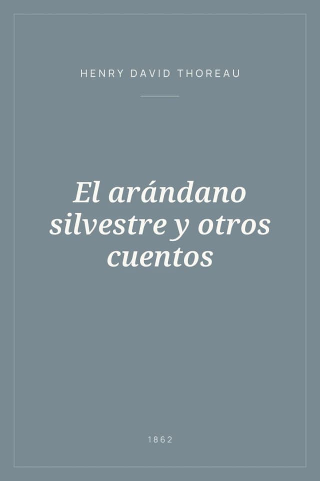 Portada de El arándano silvestre y otros cuentos