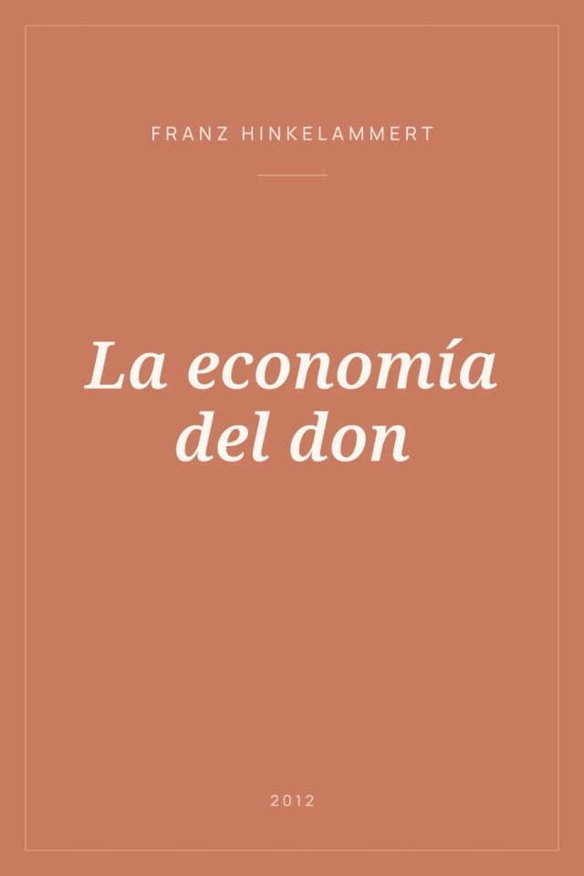 Portada de La economía del don