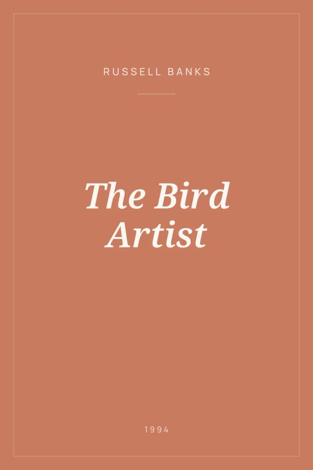 Portada de The Bird Artist