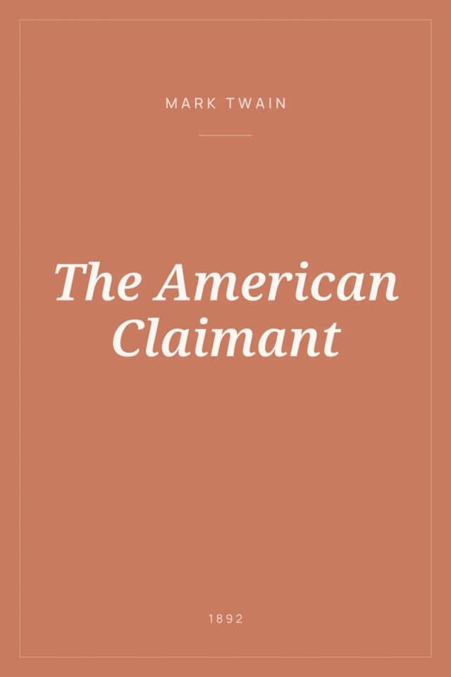 Portada de The American Claimant