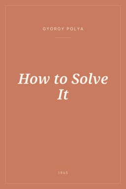 Portada de How to Solve It
