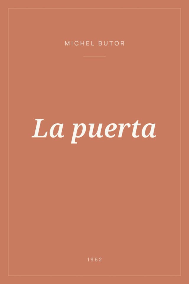 Portada de La puerta