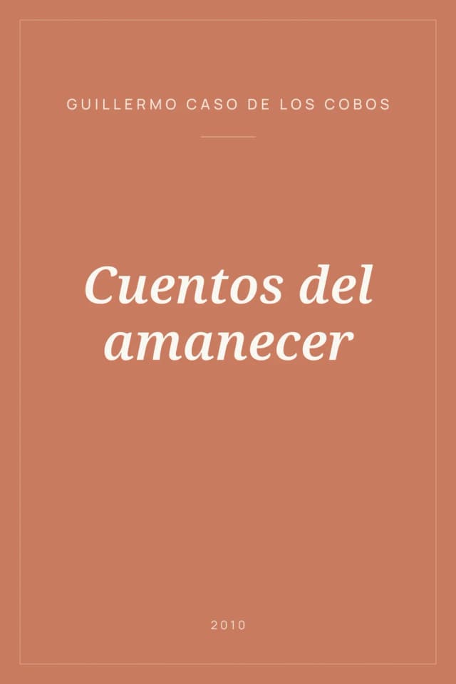 Portada de Cuentos del amanecer