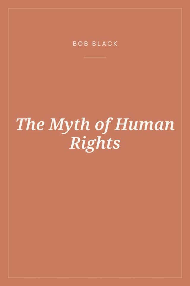 Portada de The Myth of Human Rights