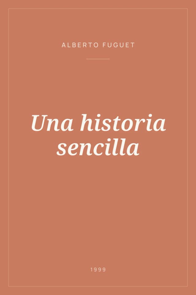 Portada de Una historia sencilla