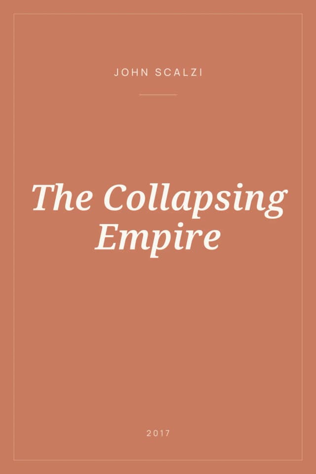 Portada de The Collapsing Empire