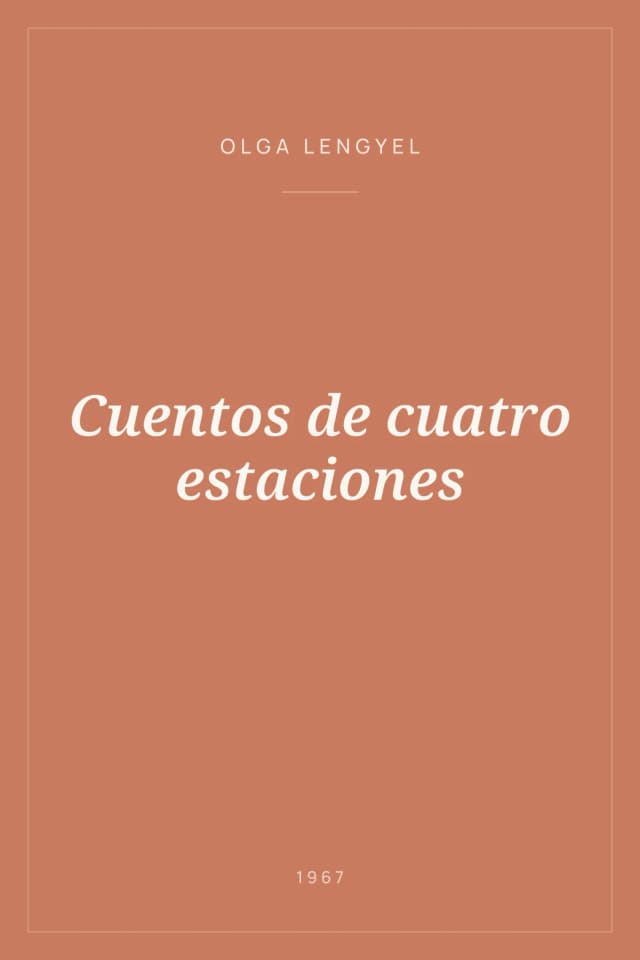 Portada de Cuentos de cuatro estaciones