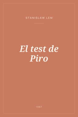 Portada de El test de Piro