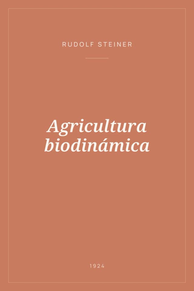 Portada de Agricultura biodinámica
