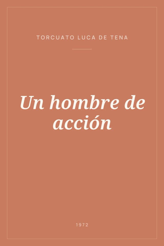 Portada de Un hombre de acción