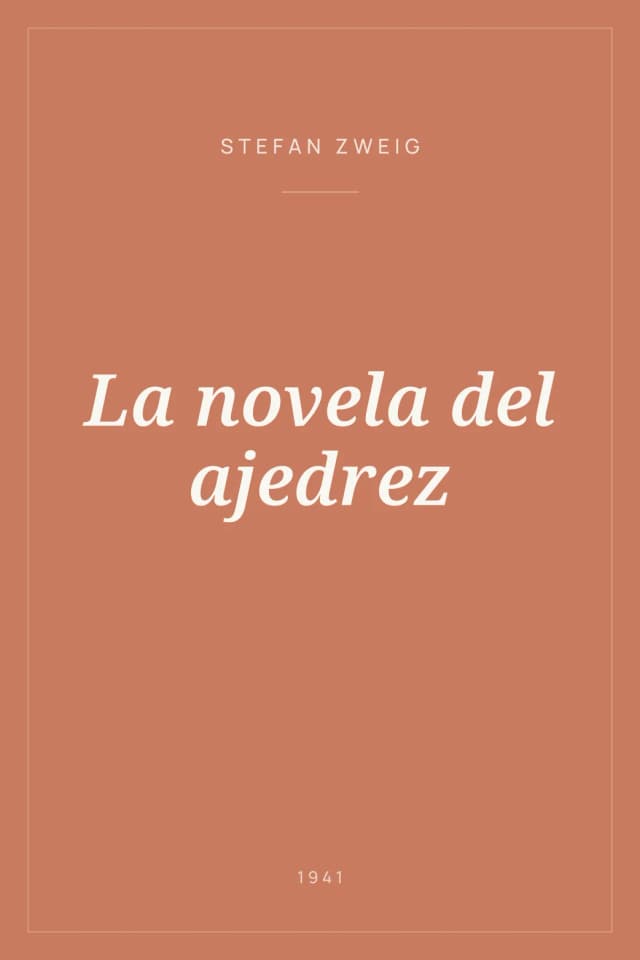 Portada de La novela del ajedrez