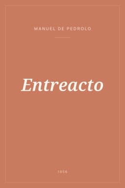 Portada de Entreacto