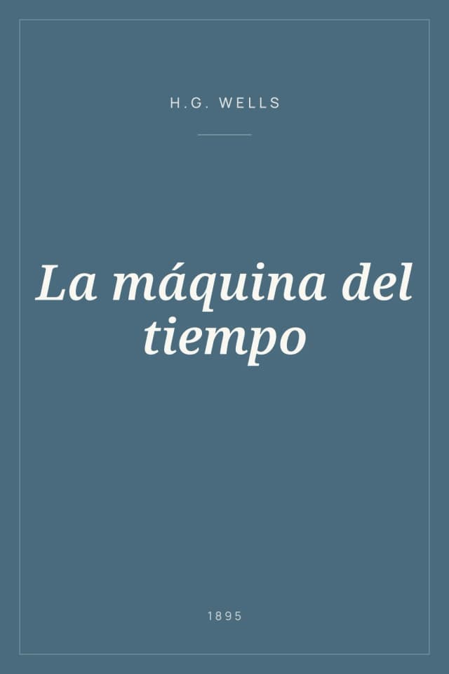 Portada de La máquina del tiempo