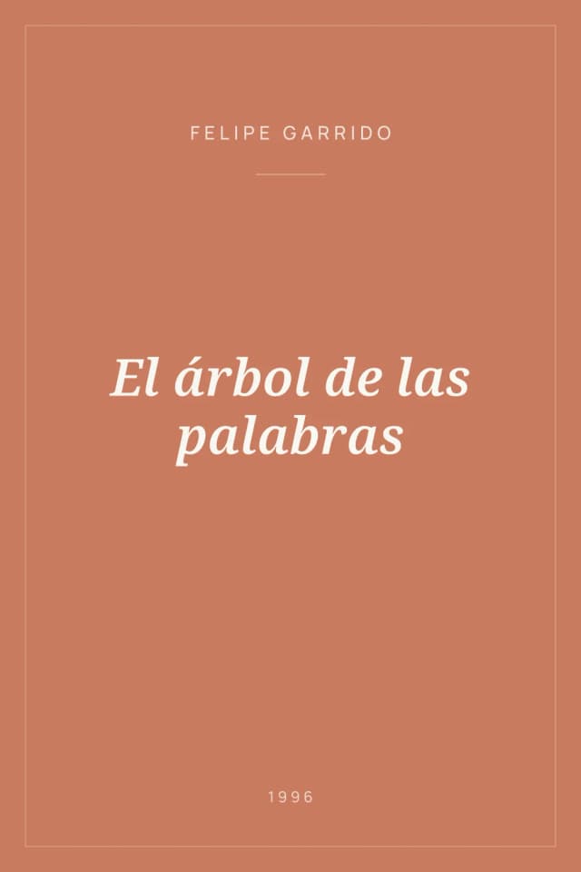 Portada de El árbol de las palabras