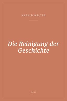 Portada de Die Reinigung der Geschichte