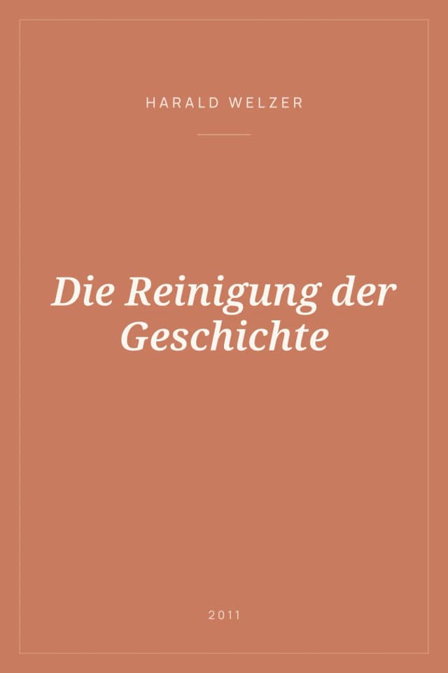Portada de Die Reinigung der Geschichte