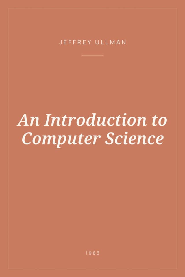 Portada de An Introduction to Computer Science