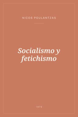 Portada de Socialismo y fetichismo
