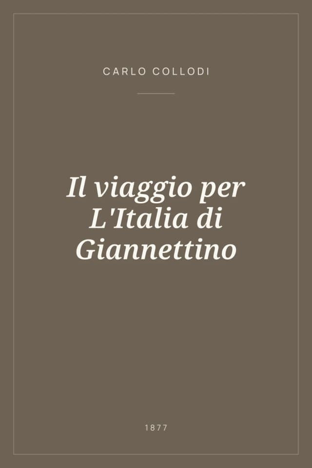Portada de Il viaggio per L'Italia di Giannettino