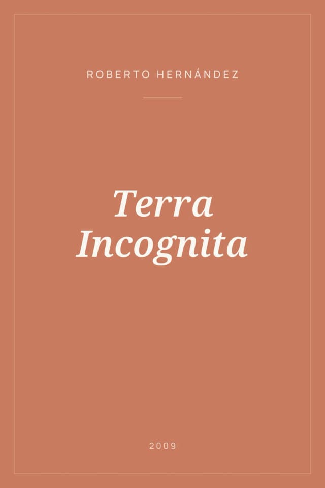 Portada de Terra Incognita