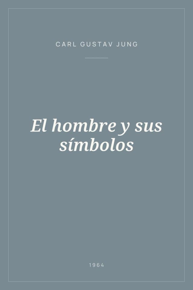 Portada de El hombre y sus símbolos