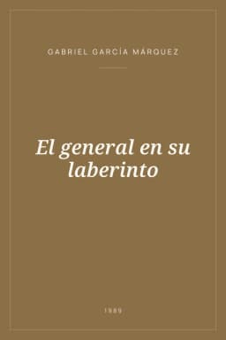 Portada de El general en su laberinto