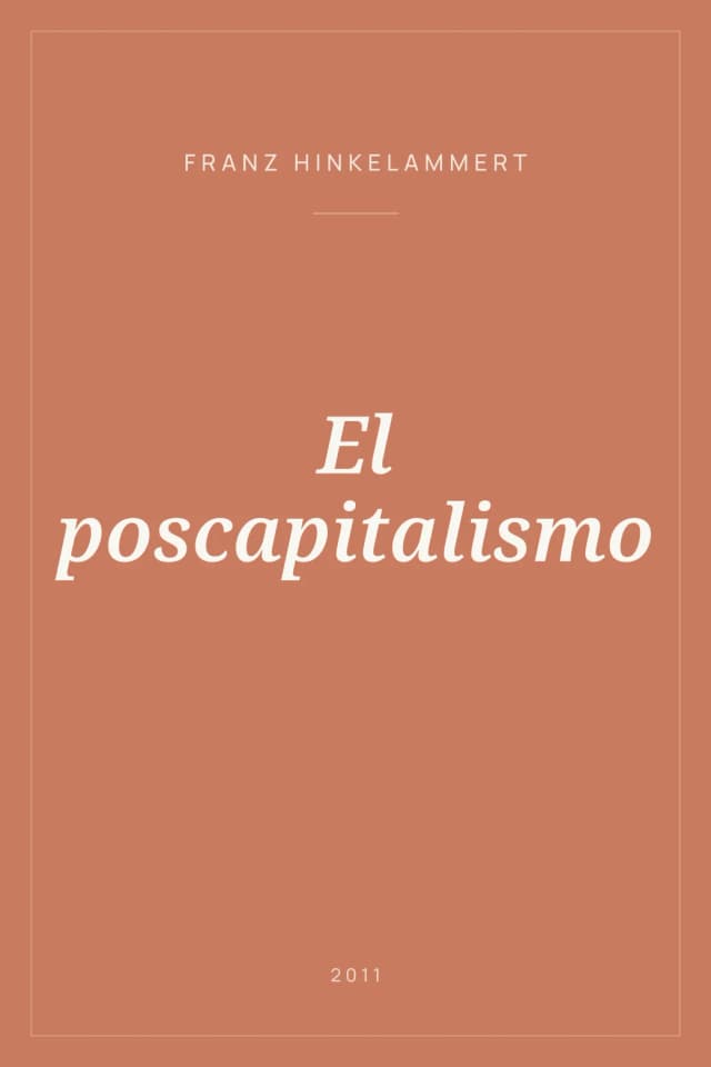 Portada de El poscapitalismo