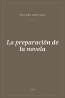 Portada de La preparación de la novela