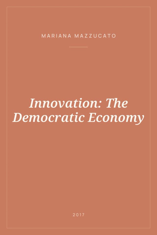 Portada de Innovation: The Democratic Economy