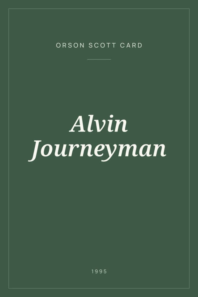 Portada de Alvin Journeyman