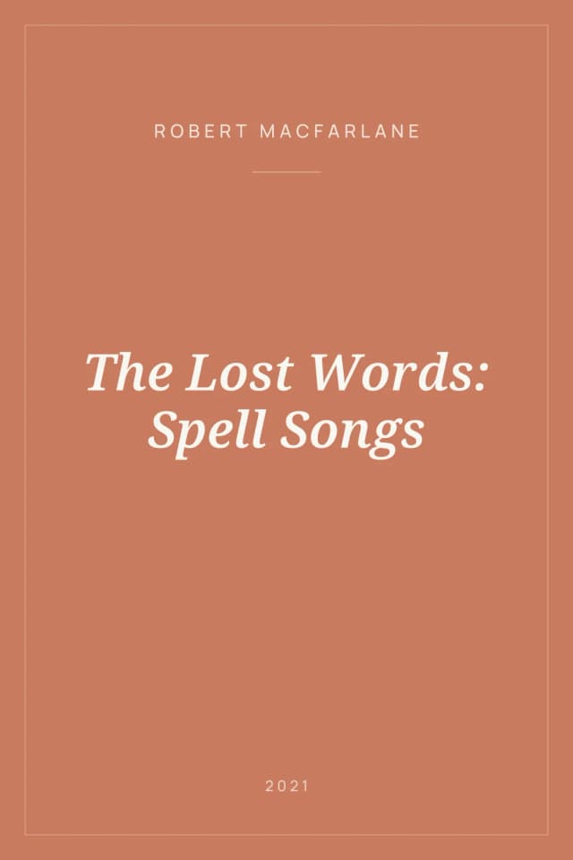 Portada de The Lost Words: Spell Songs
