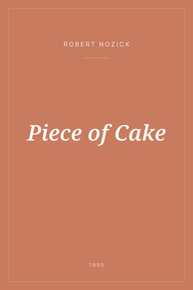 Portada de Piece of Cake