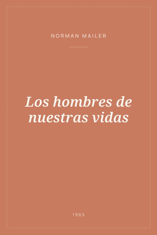 Portada de Los hombres de nuestras vidas